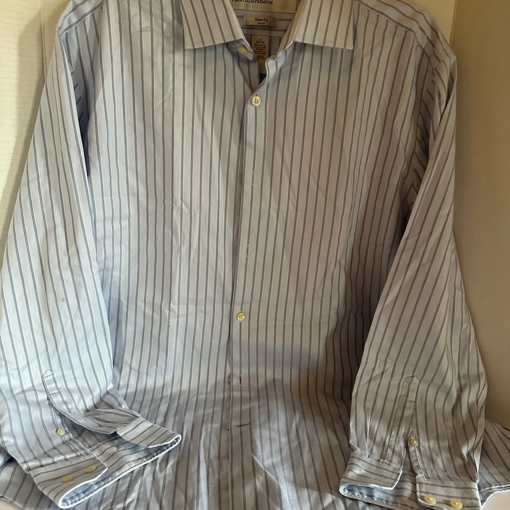 Men's Striped Dress Shirt